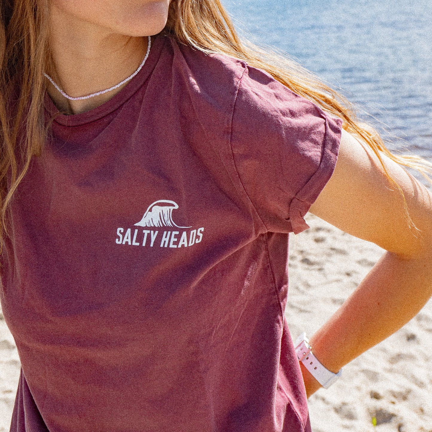 THE BEST SURFER IS THE ONE HAVING THE MOST FUN// washed Shirt (w) "rot"