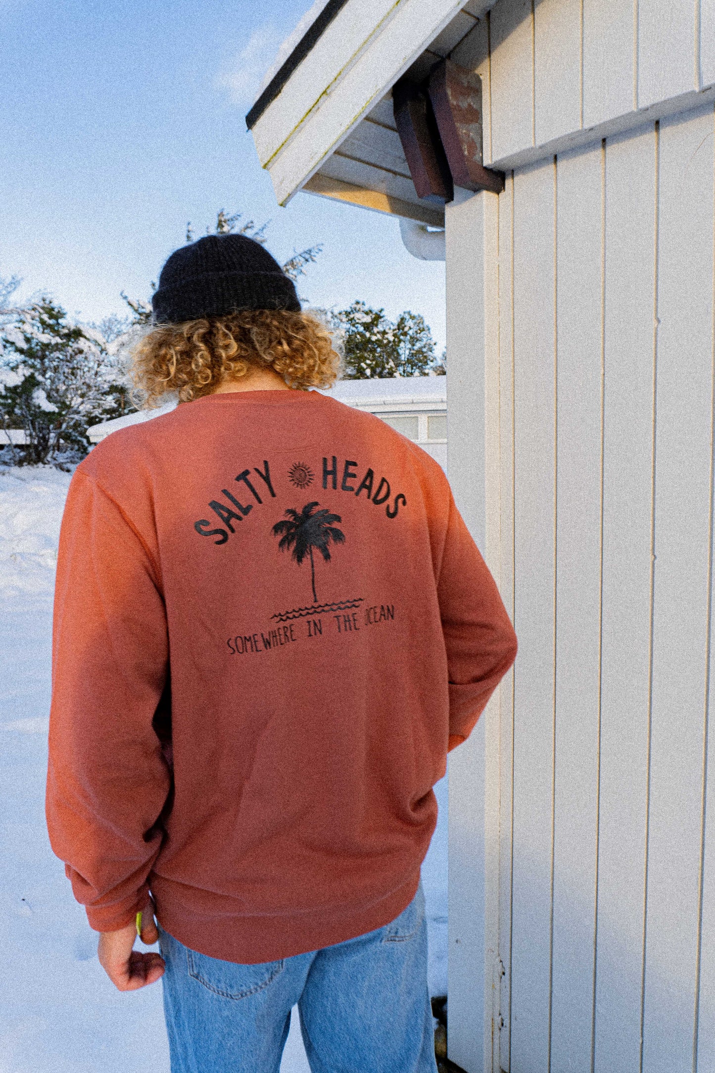 OCEAN // Sweater "rostbraun"