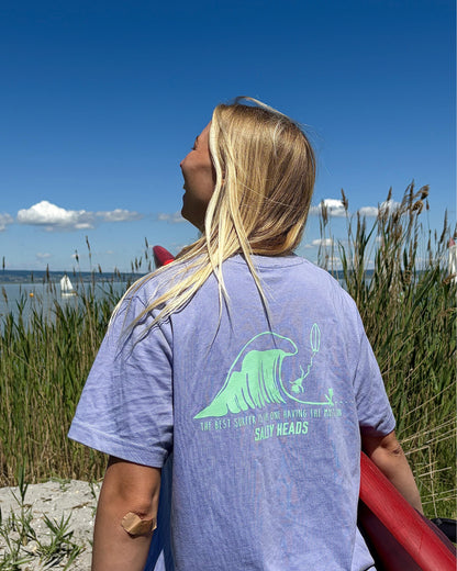 The best surfer is the one having the most fun // Heavy Shirt "violett"