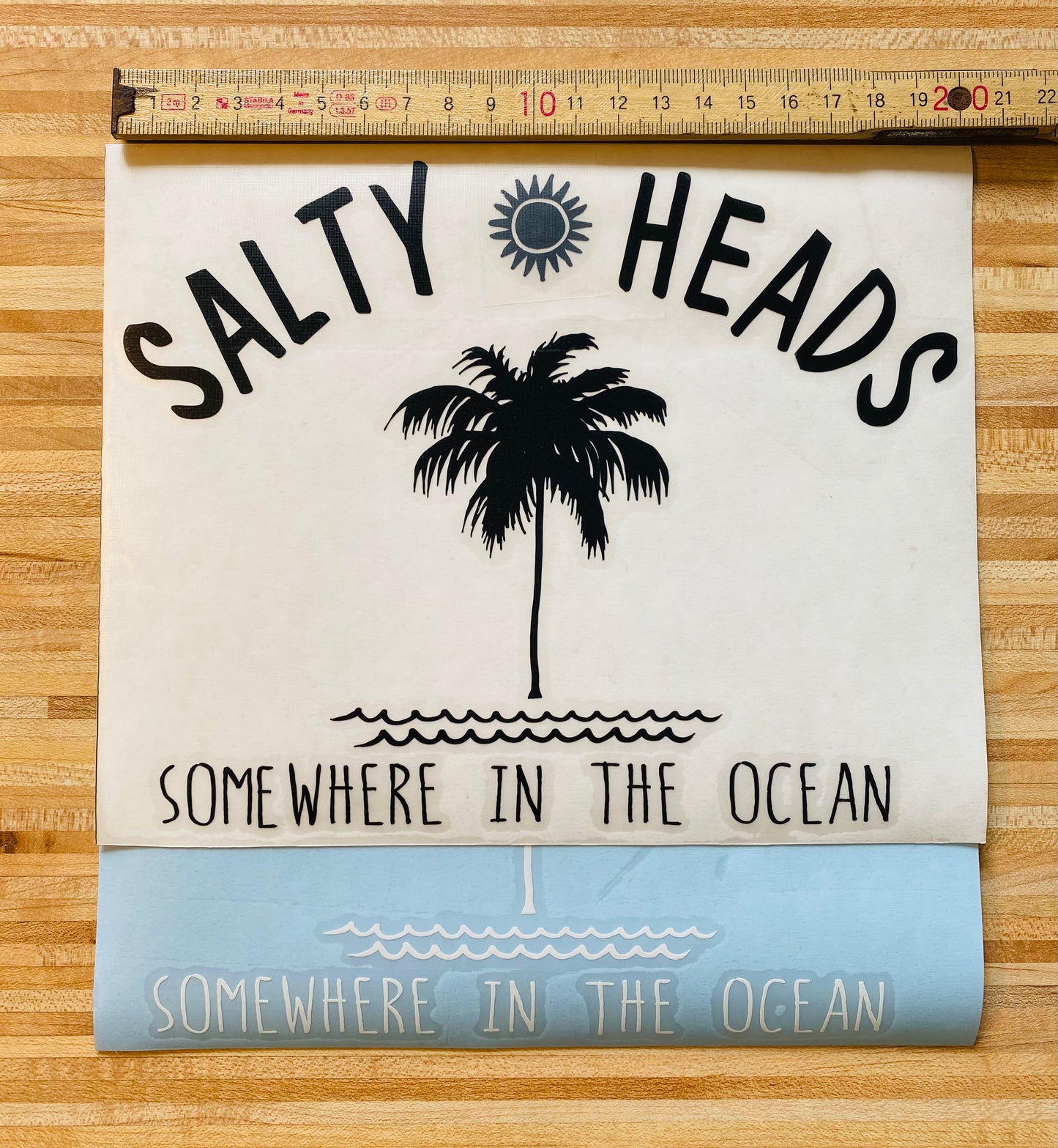 OCEAN // Auto Aufkleber (schwarz, weiss)
