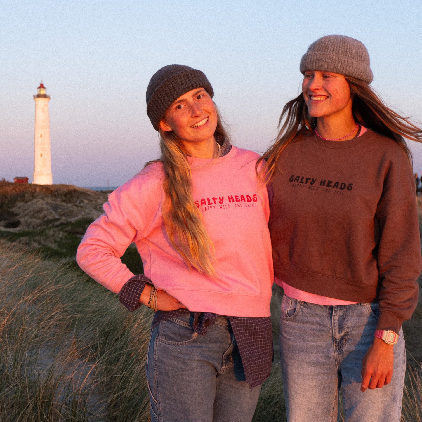 HAPPY WILD AND FREE// Sweater "marone"