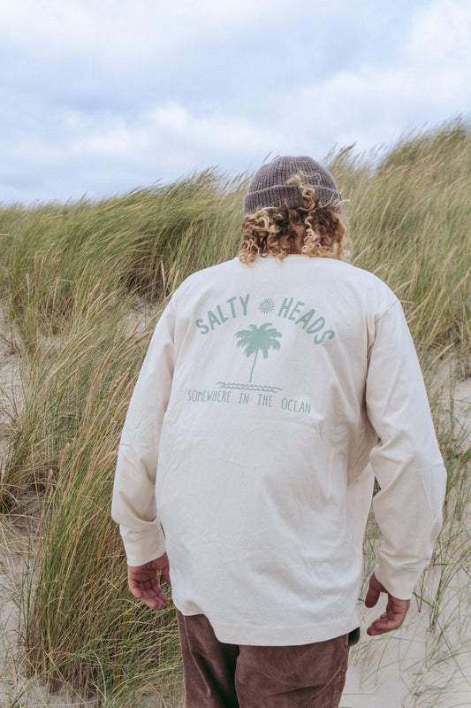 OCEAN // Longsleeve "Natur, mint"