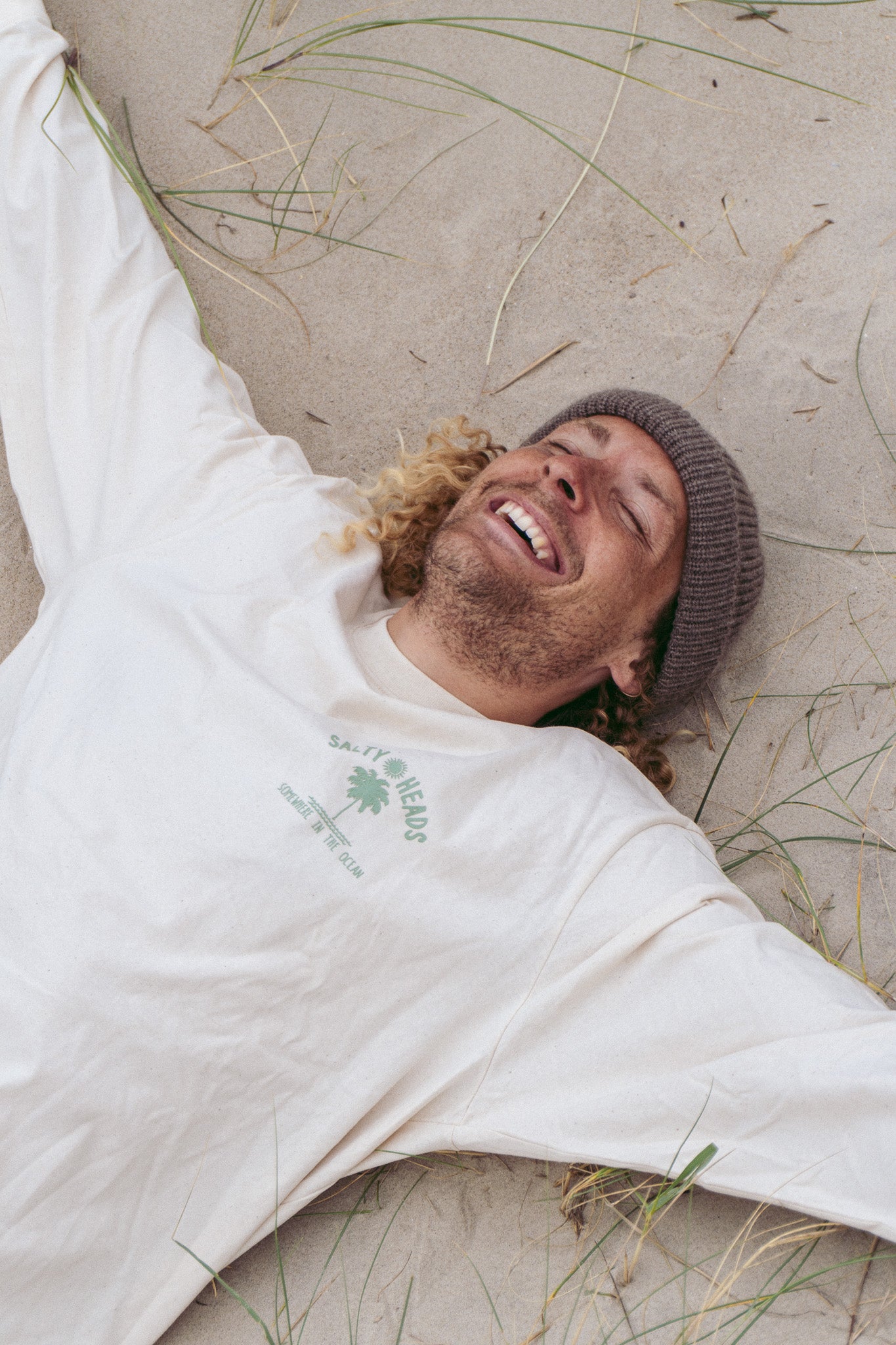 OCEAN // Longsleeve "Natur, mint"