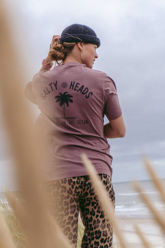 OCEAN // HEAVY T-SHIRT "marone"