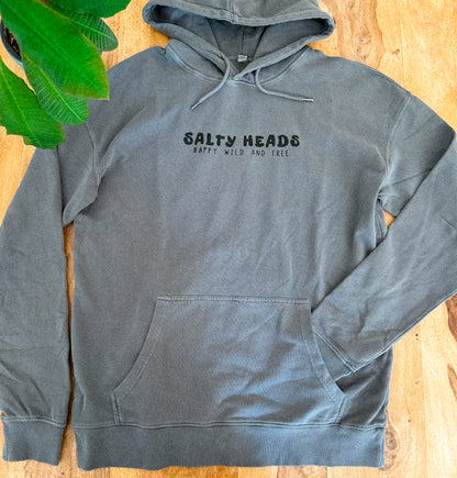 Happy wild and free // Washed Hoodie