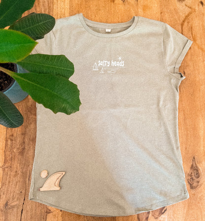 Surf and Sail // Washed T-Shirt "weiss, grau, pistazie, blau, schwarz"