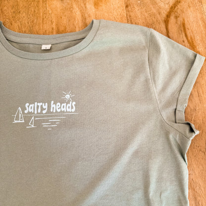 Surf and Sail // Washed T-Shirt "weiss, grau, pistazie, blau, schwarz"