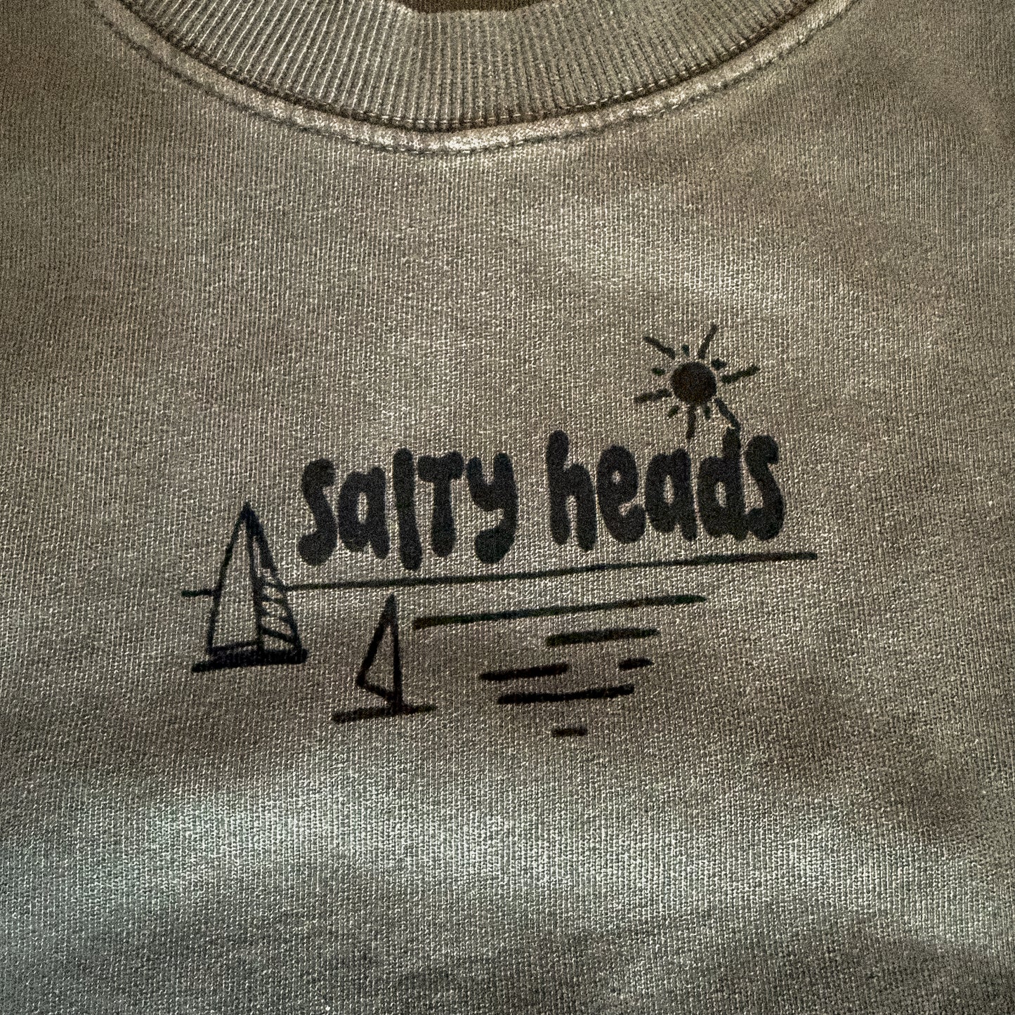 Surf and Sail // Sweater "grau, blau"