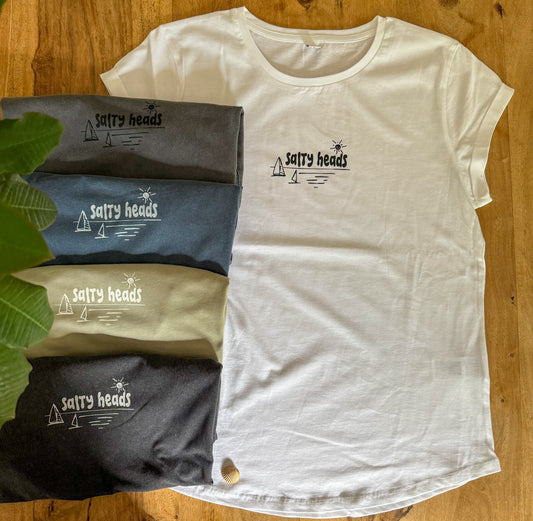 Surf and Sail // Washed T-Shirt "weiss, grau, pistazie, blau, schwarz"