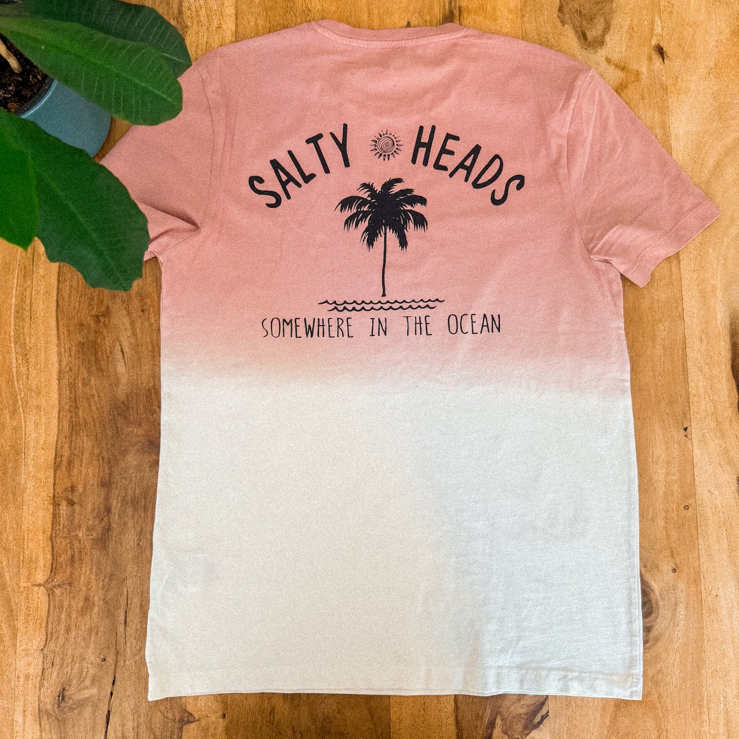 Salty Heads Batik Edition – T-Shirt "blau, braun, mint, rosa"
