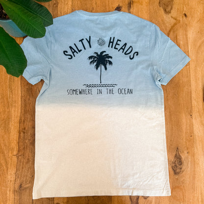 Salty Heads Batik Edition – T-Shirt "blau, braun, mint, rosa"