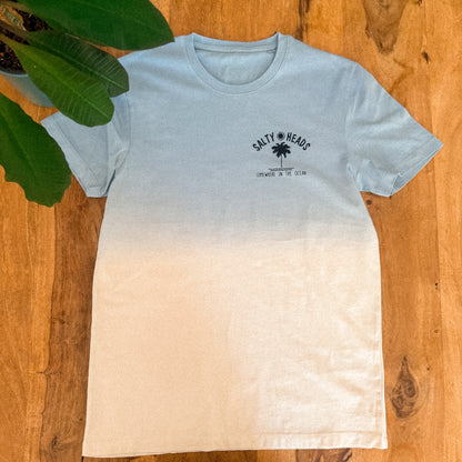 Salty Heads Batik Edition – T-Shirt "blau, braun, mint, rosa"
