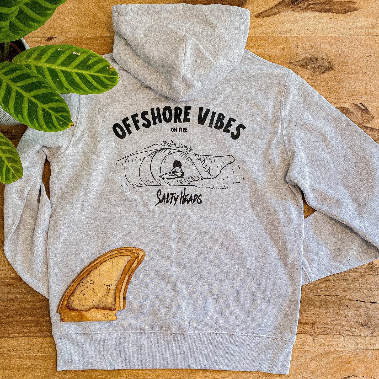 Offshore Vibes Hoodie "heather grey"