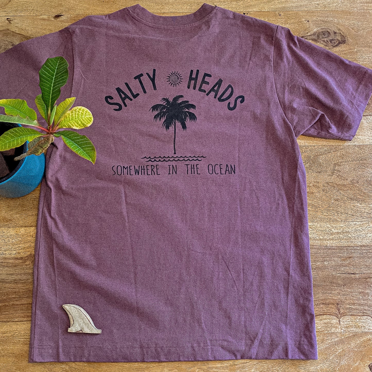 OCEAN // HEAVY T-SHIRT "marone"