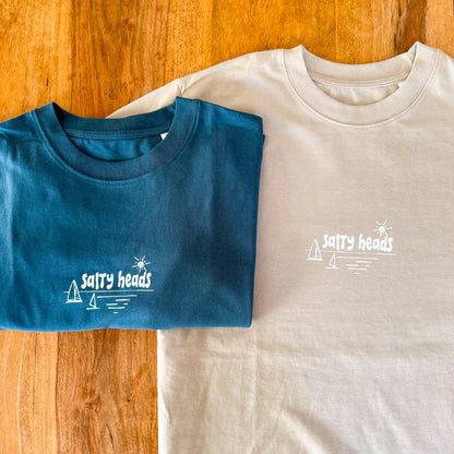 Surf and Sail// Heavy Shirt "mentholblau, beige"