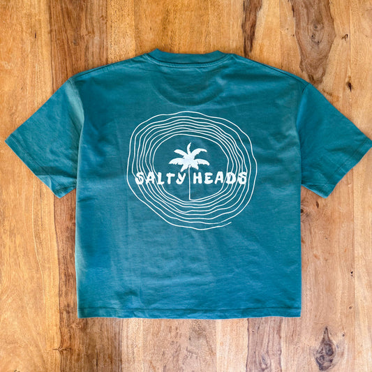 Happy wild and free // Shirt "mentholgrün"