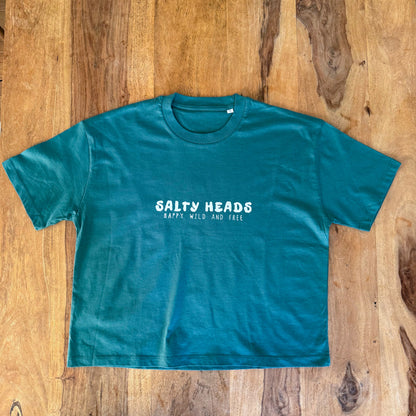 Happy wild and free // Shirt "mentholgrün"