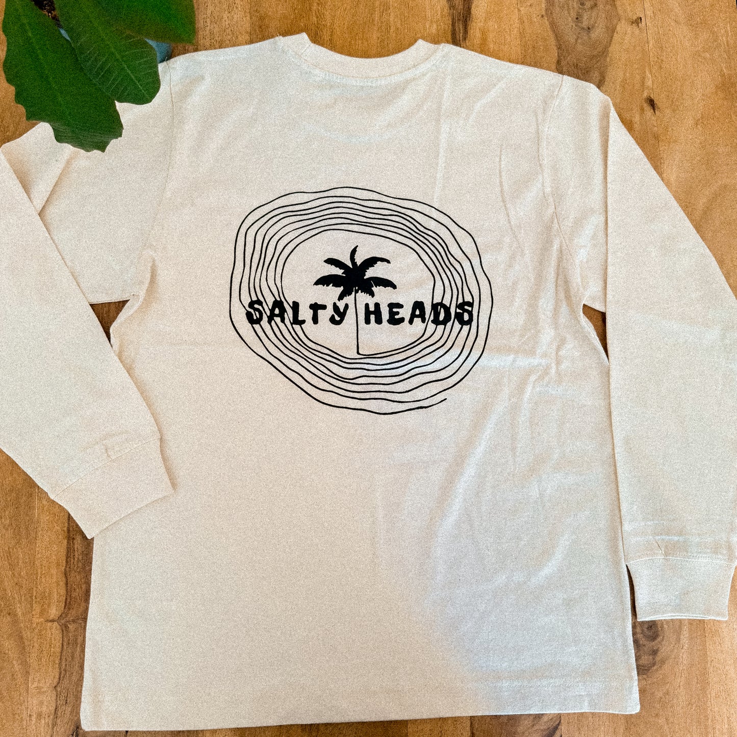 Happy wild and free // Longsleeve "natur"