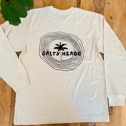 Happy wild and free // Longsleeve "natur"
