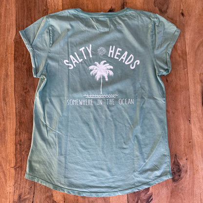 Ocean// washed Shirt (w) "washed mint"