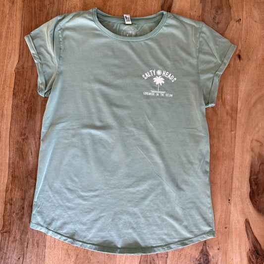 Ocean// washed Shirt (w) "washed mint"