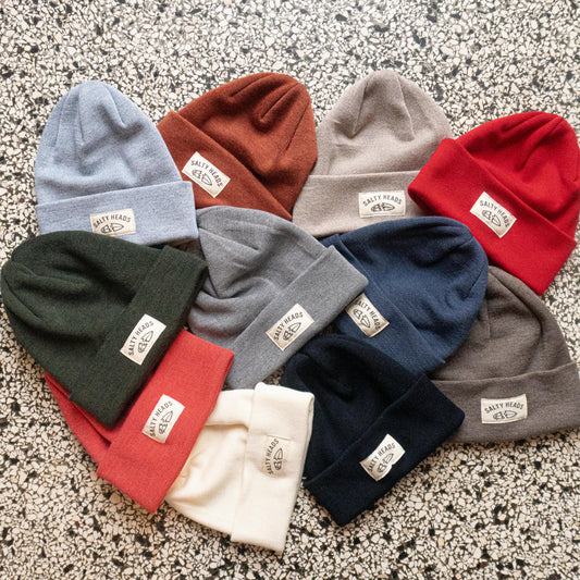 Mütze aus feiner Merinowolle "broken Board" - Made in Germany