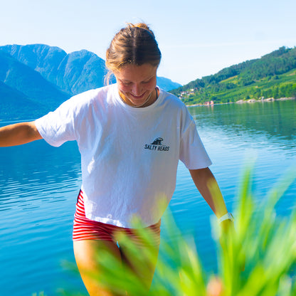 The best surfer is the one having the most fun // Shirt "weiss“