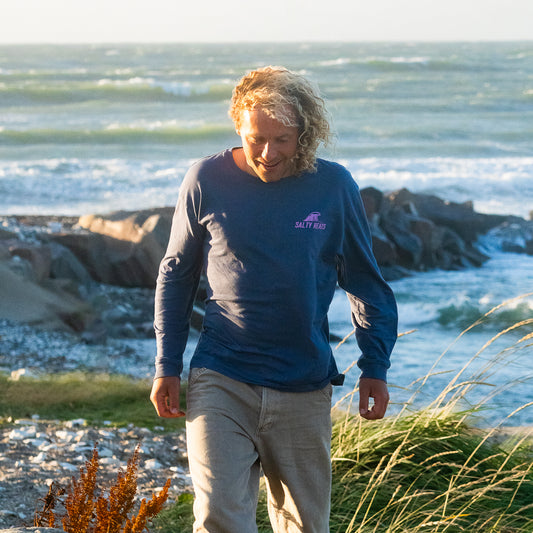 OCEAN // Longsleeve "blau, pink"