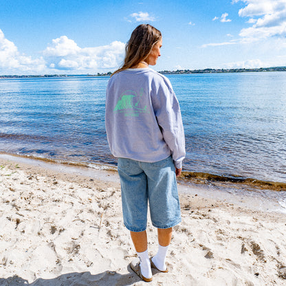 THE BEST SURFER IS THE ONE HAVING THE MOST FUN// Sweater "FLIEDER, MINT"