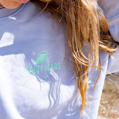THE BEST SURFER IS THE ONE HAVING THE MOST FUN// Sweater "FLIEDER, MINT"