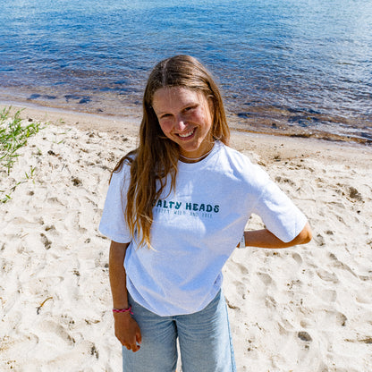 HAPPY WILD AND FREE // Heavy Shirt "weiß"