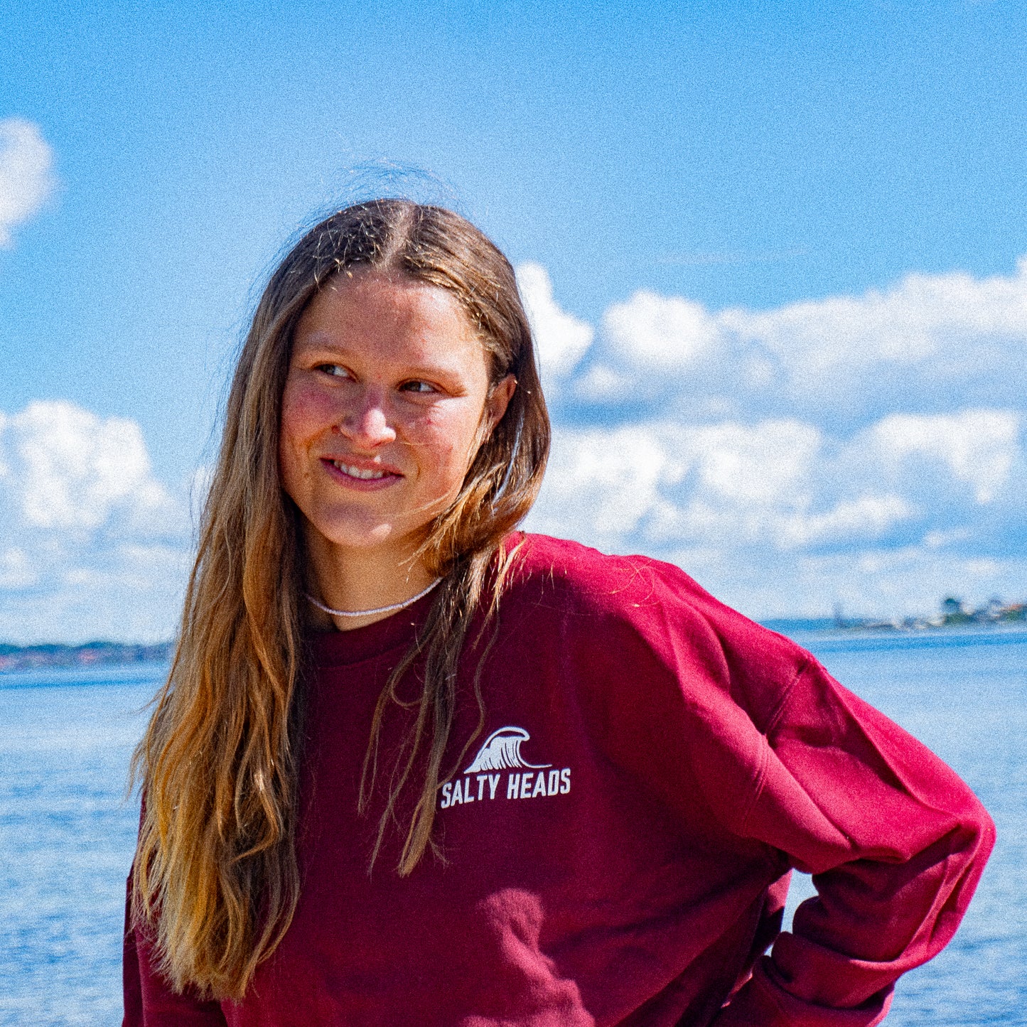 THE BEST SURFER IS THE ONE HAVING THE MOST FUN// Sweater "rot"