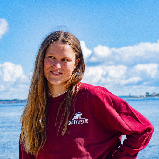 THE BEST SURFER IS THE ONE HAVING THE MOST FUN// Sweater "rot"