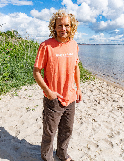 HAPPY WILD AND FREE // Heavy Shirt "orange"