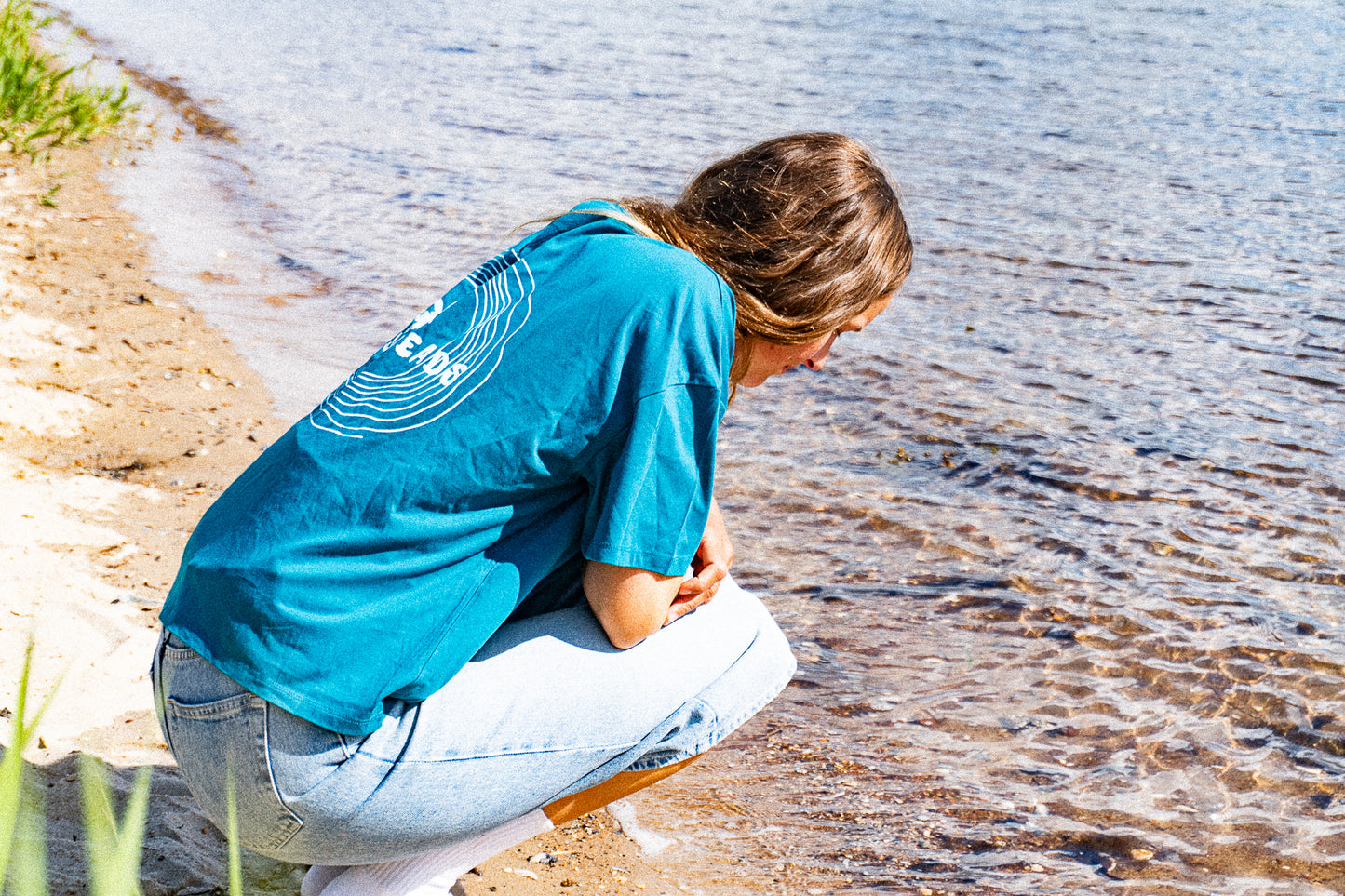 HAPPY WILD AND FREE // Heavy Shirt "PETROL"