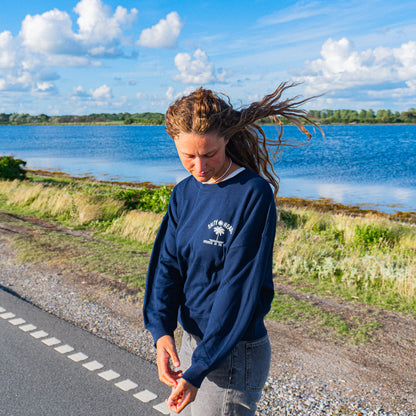 SOMEWHERE IN THE OCEAN// Sweater "MARINE BLAU"