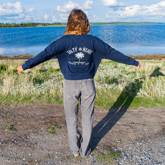 SOMEWHERE IN THE OCEAN// Sweater "MARINE BLAU"