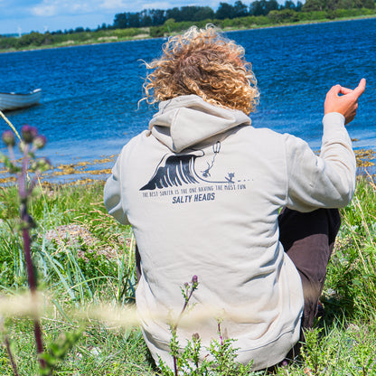 THE BEST SURFER IS THE ONE HAVING THE MOST FUN // Hoodie "beige"