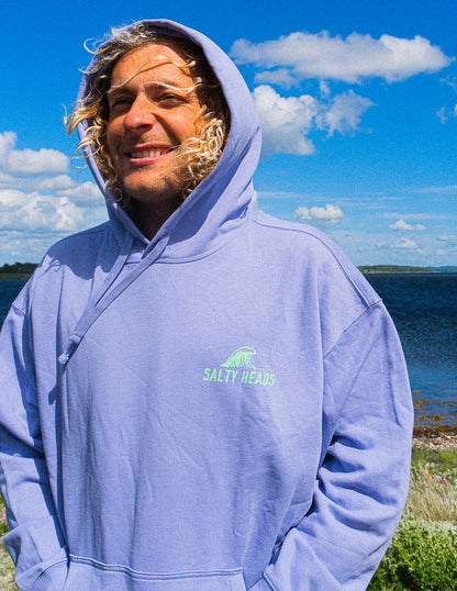 THE BEST SURFER IS THE ONE HAVING THE MOST FUN // Hoodie "VIOLETT, MINT"