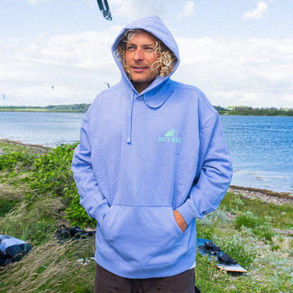 THE BEST SURFER IS THE ONE HAVING THE MOST FUN // Hoodie "VIOLETT, MINT"