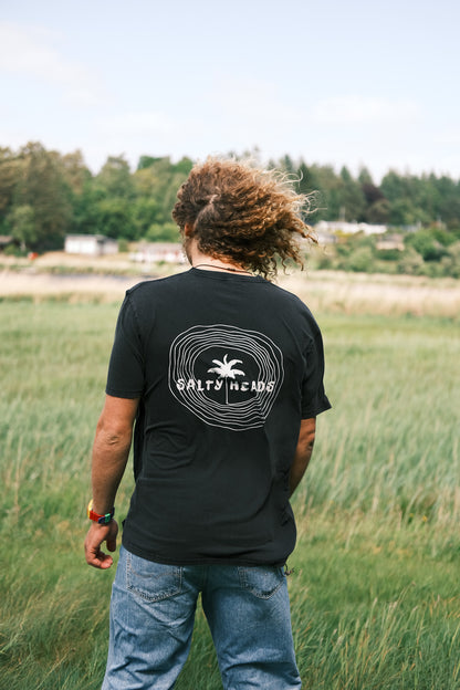 Happy wild and free // Washed Black