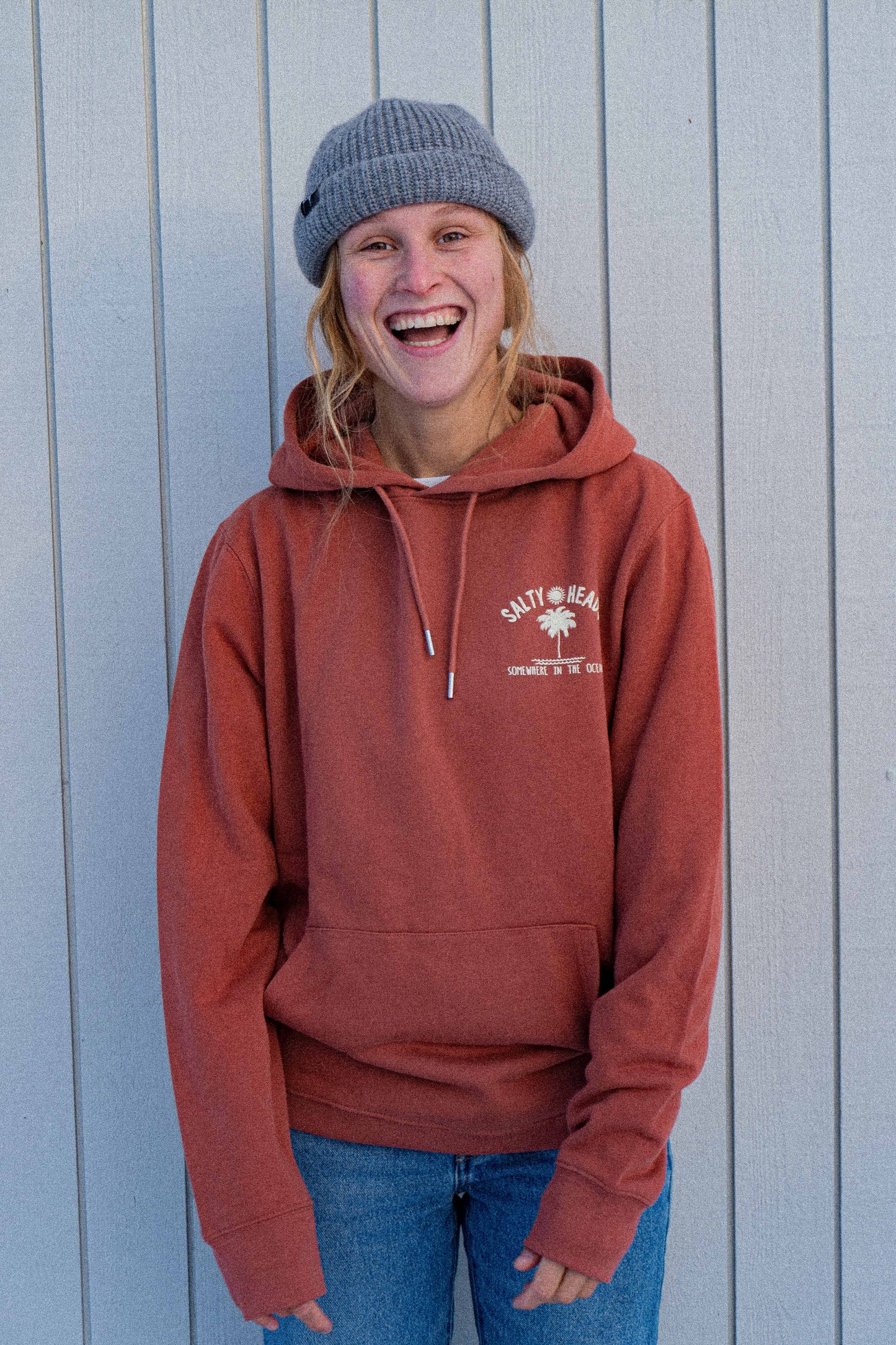 Ocean // Hoodie "orangebraun"