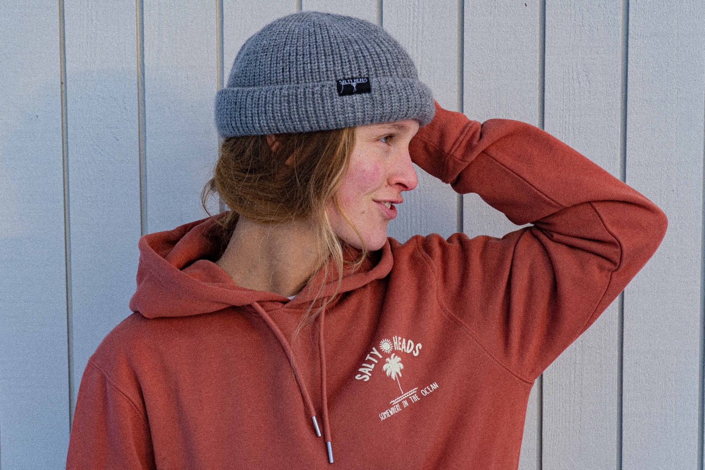 Ocean // Hoodie "orangebraun"
