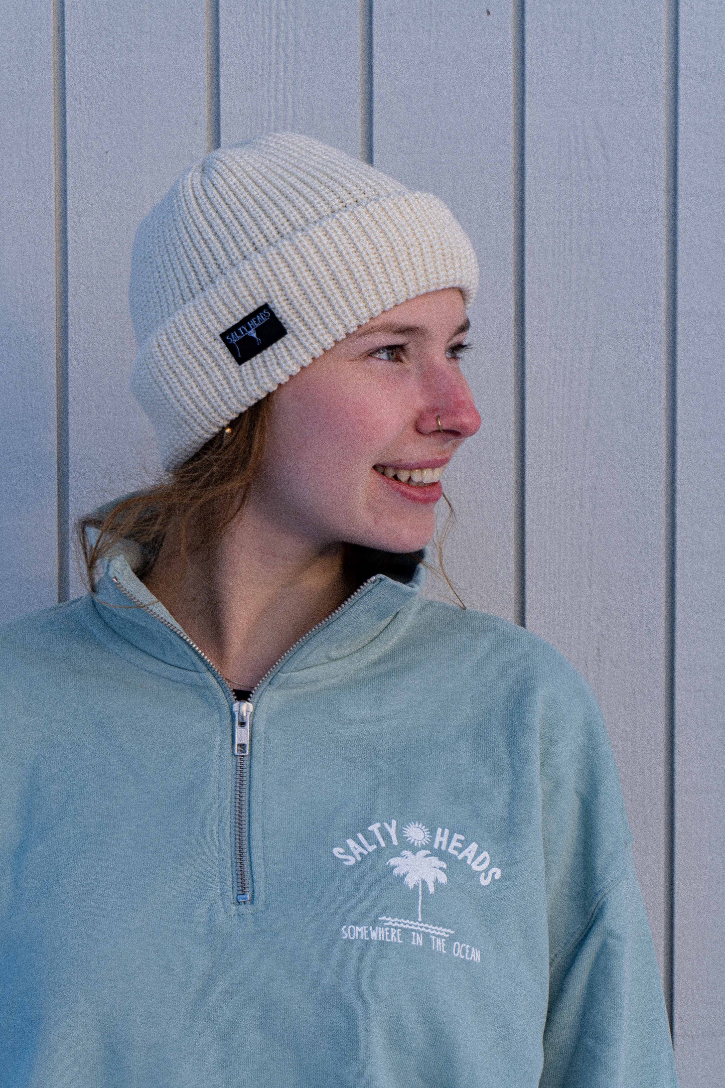 OCEAN // Zipper "mint, beige"
