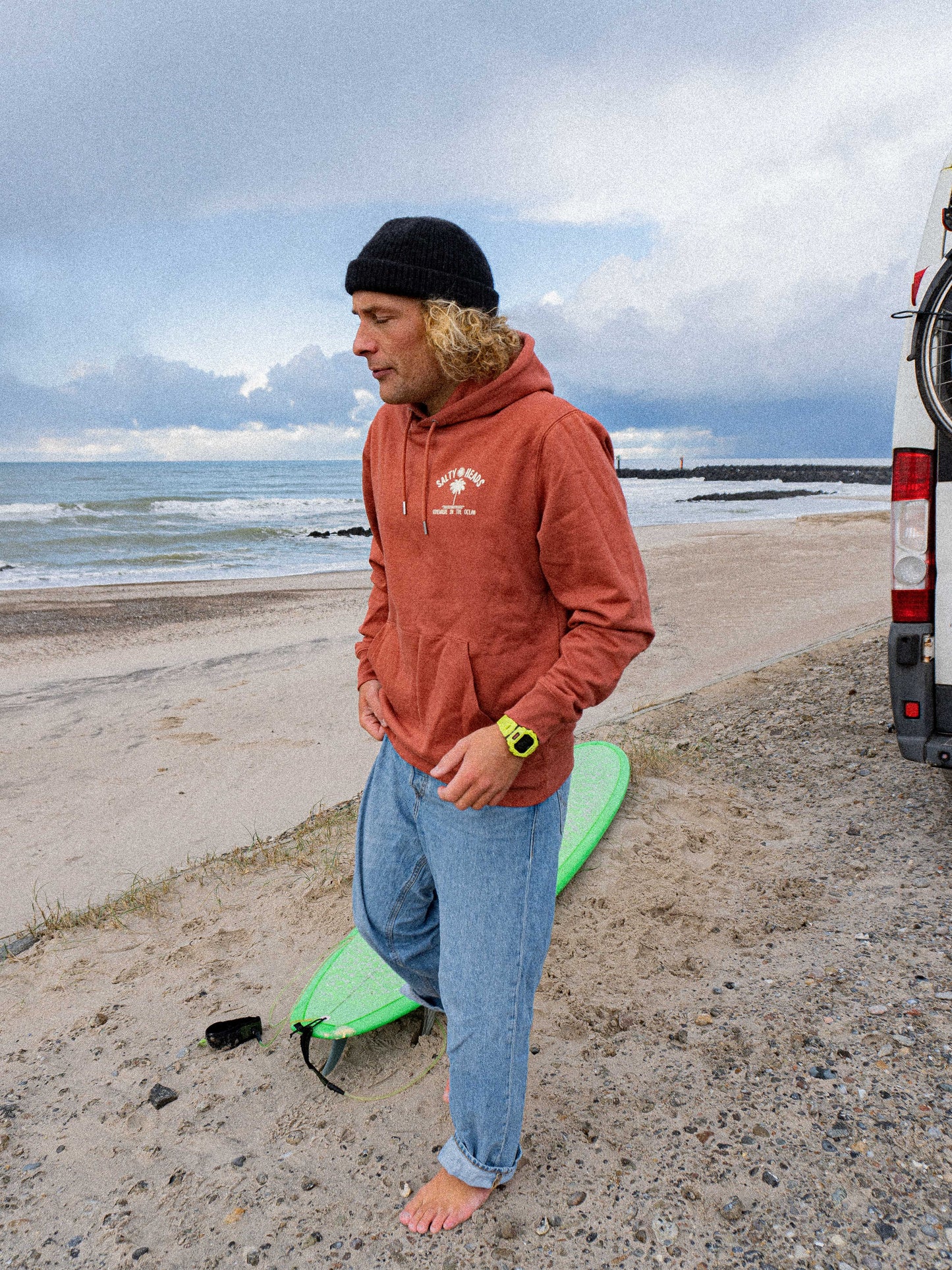 Ocean // Hoodie "orangebraun"